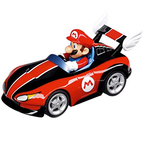 Carrera Pull & Speed 15813016 Official Licensed Kids Toy Car Pull Back Vehicle for Ages 3 and Up - Mario Kart Mario/Wild Wing Mario/Mach 8 Mario - Thumbnail 3