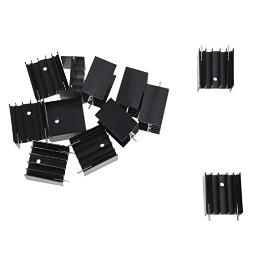 Beausoleil 12pcs Aluminum Heat Sink for TO220 L298N