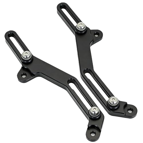 EPJHKBE 1 Pair Windscreen Adjuster Compatible with Honda XL750 Transalp 2023 2024 CNC Aluminum Height Adjustable Airflow Deflector Bracket Mounting Kit
