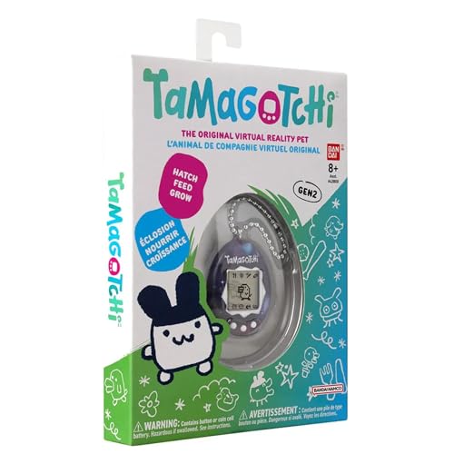 Bandai – Tamagotchi Original – Galaxy – Animal interactif avec écran LCD en Français, 3 Boutons et Mini-Jeux – Idée Cadeau Jeu Animal virtuel – Jouet Enfant 8 Ans et + – 42933