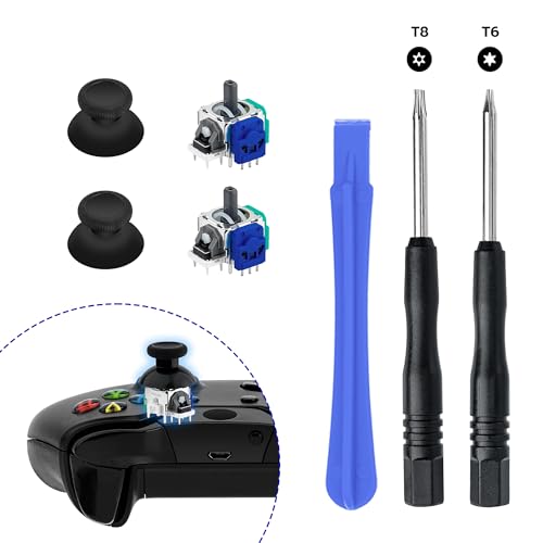 Mcbazel Hall Effekt Stick Joystick Analogowy Zestaw Wymiany i Narzędzi Naprawczych dla Kontrolerów Xbox Series X/S, Xbox One, Xbox One X/S