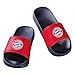 Sandales de bain Bayern München - Compatibles avec les sandales de bain et les autocollants de Munich Forever, sandales, sandales, sandales de bain, sandales, sandalias. - Rouge - rouge, 46 EU