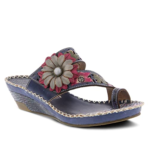 Spring Step L'Artiste Vardi Leather Slide Sandals #TOP26