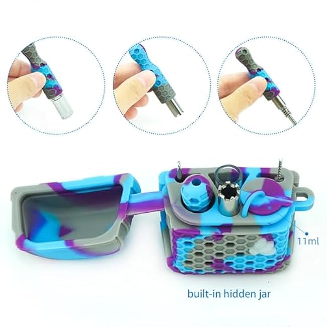 1Pcs Silicone Storage Box, Portable Outdoor Silicone Storage Box, Easy To Carry