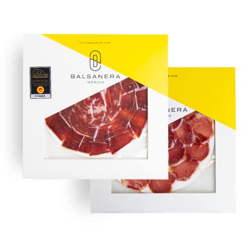 Balsanera Ibérico - Pack 2 X 80gr Sobres Loncheados 1 Sobre Jamón De Bellota 100 Ibérico D.O. Los Pedroches 1 Sobre Lomo De Bellota 100 Ibéri Balsanera Ibérico - Pack 2 X 80gr Sobres Loncheados 1 Sobre Jamón De Bellota 100 Ibérico D.O. Los Pedroches 1 Sobre Lomo De Bellota 100 Ibéri