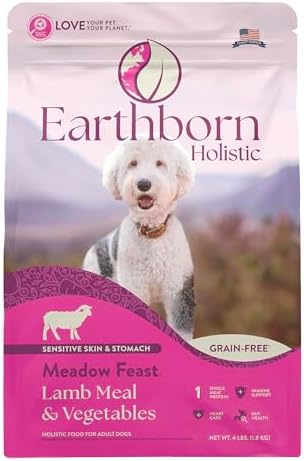 Earthborn Holistic Meadow Feast Lamb Meal & Vegetables Sensitive ...