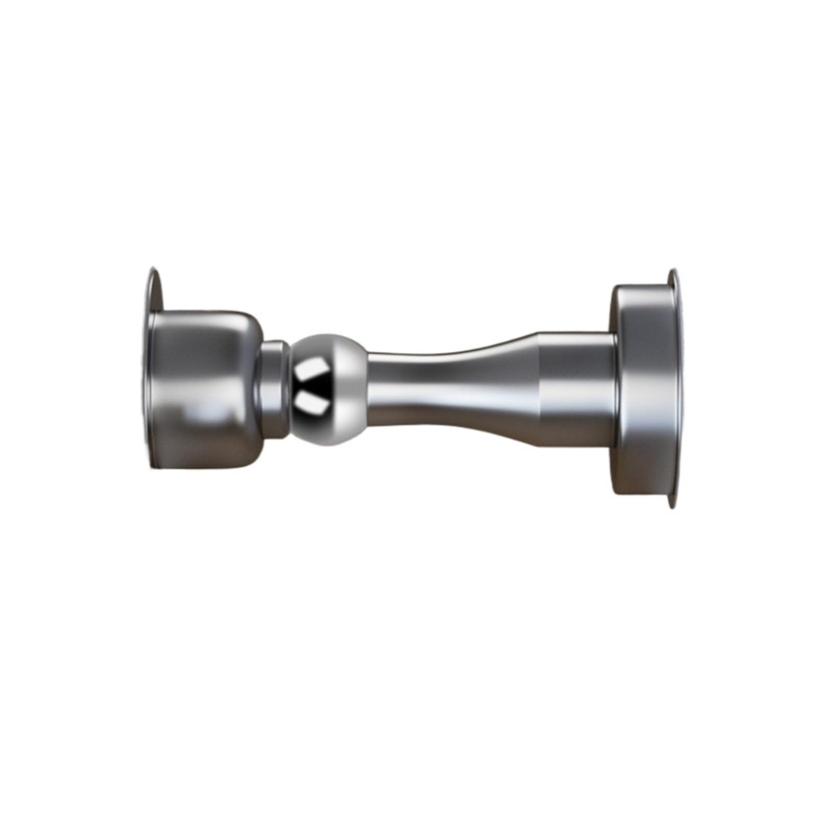 Door Stop Stainless Steel Doorstop Door Stoppers Heavy Duty Stopper Powerful Bedroom(Silvery)