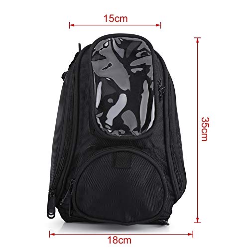 Bolsa de Tanque para Motocicleta Aramox, Bolsa Magnética Universal, Bolsa de Sillín con Correa miniatura 5