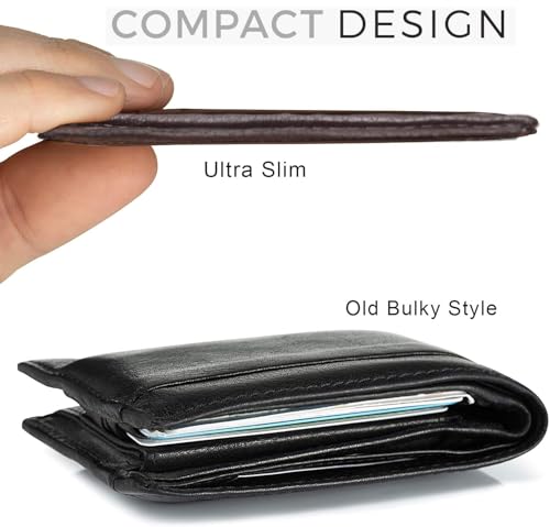 Image of WildHorn Leather Card Holder for Men & Women (Brown)