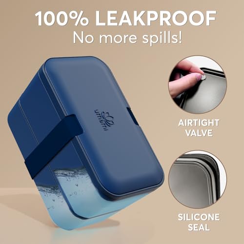 Image of Umami Bento Box Adult, Leakproof, All-in-1 Lunch Containers for Adults