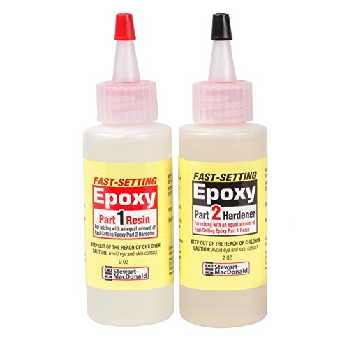 StewMac 2-Part Epoxy, Fast-Setting, Clear