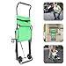 Manual Stair Lift 350lbs Transport Chair with Safety Belts & Adjustable Headrest Portablestair Climbing Wheelchair Patient Lift Transfer Chair for EMS, Caregivers, and Home (Green + Black)