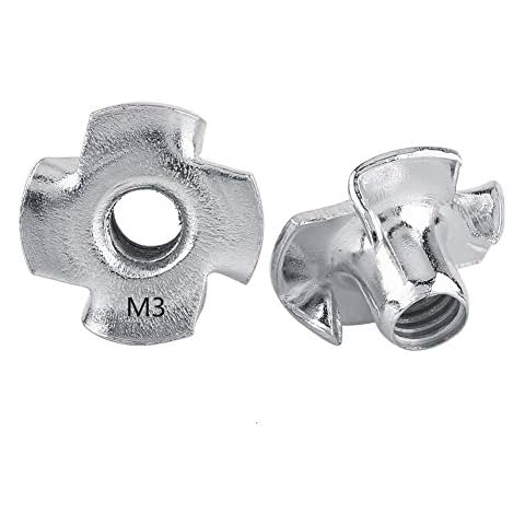 T Nut Four-Pronged Tee Nuts for Woodworking Cover