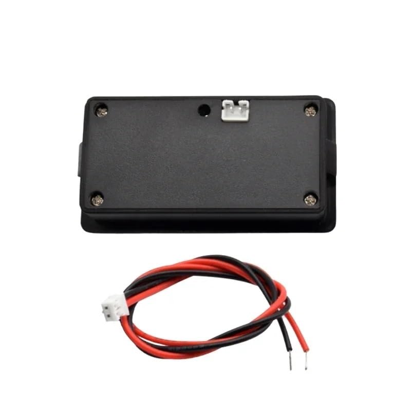 12V/24V/36V/48V Acid Lead Lifepo4 Lithium Battery Capacity Indicator Digital Car Motorcycle Voltmeter Voltage Tester Meter White 1Pcs