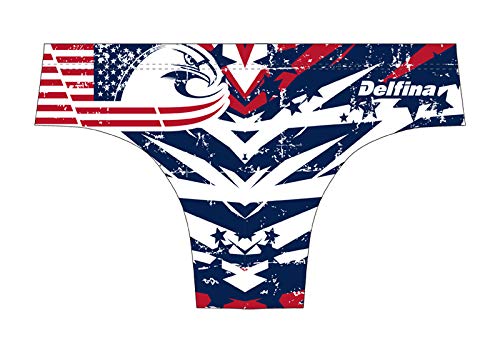 Delfina Fun Suit Men’s Swim Briefs for Water Polo, Freedom2