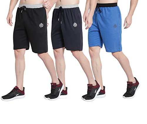 Image of OORA Men's Plus Sizes Cotton Shorts M to 5XL, 28 to 48 Inches Waistline