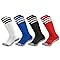 Utensilsto 4 Paar Kinder Fußball Stutzen Fußballsocken 28-32 Fußball Fussball Socken Sportsocken Trainingssocken für Jungen Mädchen
