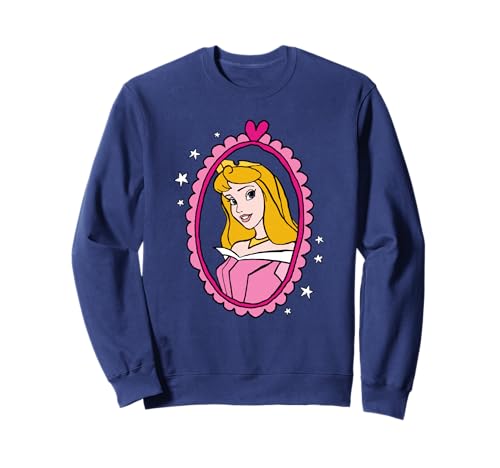 Sweatshirt Disney Princess Sleeping Beauty Aurora Portrait aux finitions premium durables