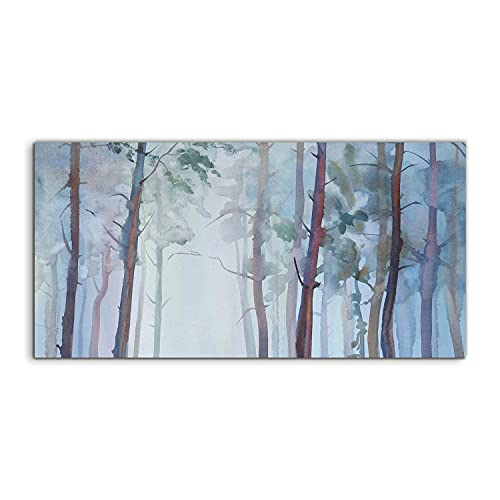 Image sur verre de salon 140x70cm tableau paysage de forêt pour chambre