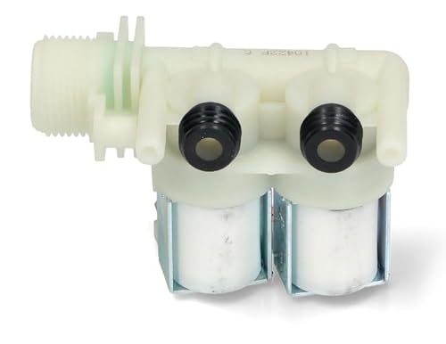 BSSTORE Magnetventil für Waschmaschine 2 Wege 180° kompatibel mit verschiedenen Marken und Modellen entspricht 908092000950