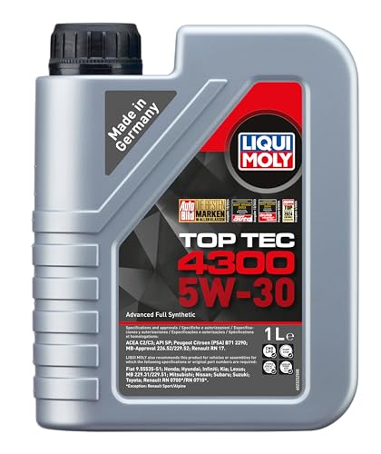 LIQUI MOLY | Top Tec 4300 5W-30 | 1 L | Oli motore | Tecnologia sintetica | SKU: 2323
