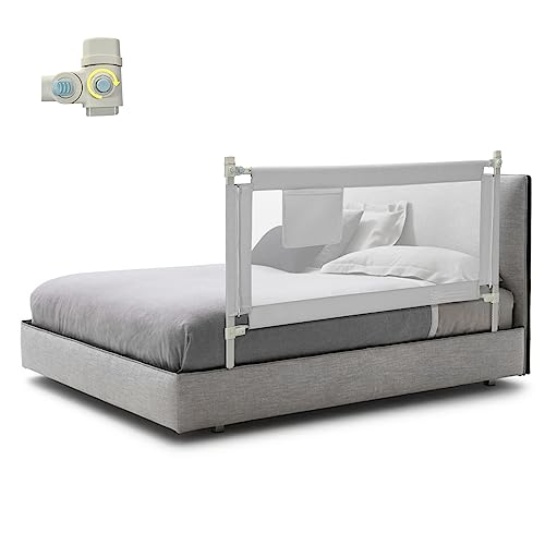 Soontrans Bettgitter Rausfallschutz - 5-fach Höhenverstellbar Für Babybetten & Elternbett