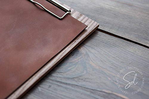 Wooden Menu Holder With Leather Cover-Menu Covers, Menu Board For Restaurant, Wood Clipboard, Hard Menu Covers, Restaurant Menu Covers, Menu Folder, Leather Menu Cover, Wooden Rustic Clipboards #TOP7