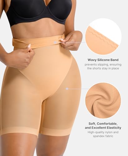 Image of SHAPELLX Shapewear for Women Tummy Control Underwear High Waist Butt Lifting Shorts Seamless Slimmer Womens Body Shaper