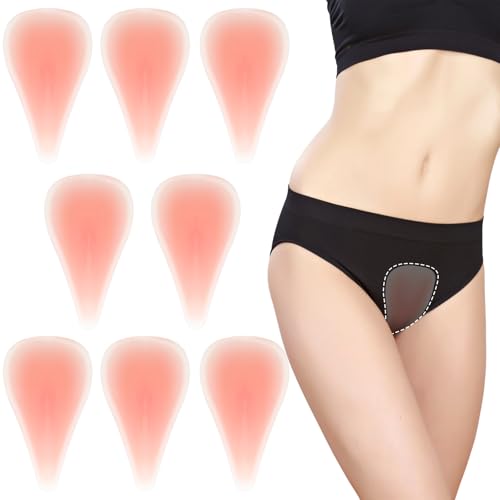 Image of Geyoga 8 Pcs Toe Concealer Seamless Hider Reusable Silicone Anti Cover Insert Guard for Women Girls