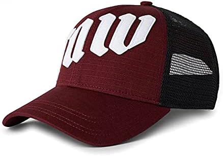 Felt Trucker Baseball Cap, OX Blood 