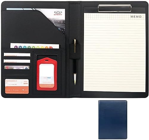 DPSQQ Leder Business Portfolio-Ordner Blau