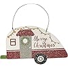 Primitives by kathy merry christmas wire wood hang up camper decorative hanging ornaments  urban country home decor