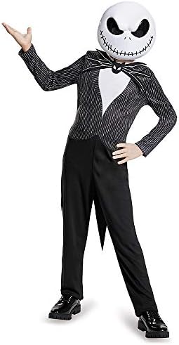 Disguise Child Jack Skellington Costume Small Black