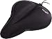Yougai Exercise Bike Seat, Big Size Soft Wide Gel Bicycle Cushion for Bike Saddle, Comfortable Bike Seat Cover Fits Cruiser and Stationary Bikes, Indoor Cycling (For Large Seat)