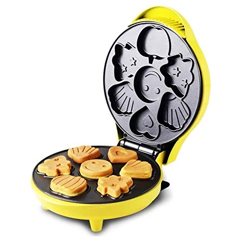 SMSOM Miniwaffel-Maker-zur Herstellung Belgische Waffel, Gourmet Sandwiches, Donuts und mehr Snacks 640W