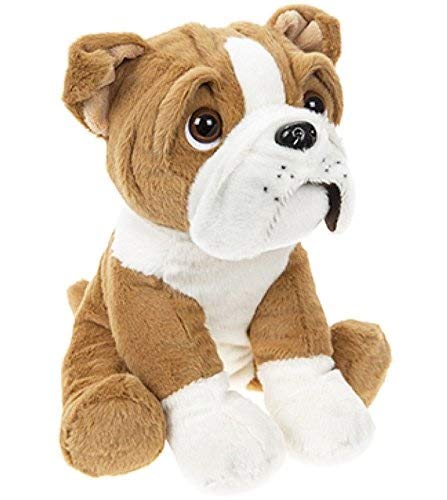 Tritow 20cm Linda Que Se Sienta Britanicos Animado Dibujos Animados De Perro Bulldog Ingles Cachorro De Peluche Suave Felpa Beanie Juguete De Peluche For Ninos Gardevoir Juguetes De Peluche For Los Ni