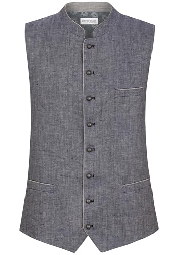 Gilet traditionnel Lucio Bergfeuer indigo taille 58 idéal pour fêtes et mariages alpins