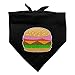 Simple Summer Hamburger Dog Pet Bandana
