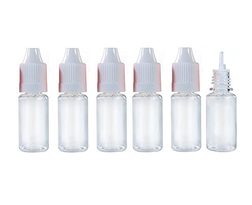 10ml / 0.34 oz Clear Plastic Droping Bottiglie per...