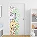 Winnie Wall Stickers for Kids, Winnie Character Wall Stickers, The Pooh Party Decorations, Winnie Removable Stickers for Baby Kids Nursery Children Room Bedroom Living Room Playroom Wall Decoration