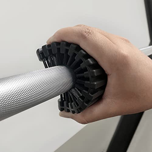 Langhantelbürste Langhantel-Reinigungsset Barebells Bürste Nylonbürste für die Reinigung von Gewichtsstangen, Krafttrainingsstangen Reinigungszubehör Steife Bürste