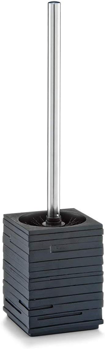 Zeller Toilet Brush in Black, 9.5 x 9.5 x 38.5 cm