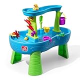 Step2 Rain Showers Splash Pond Water Table | Kids Water Play Table with 13-Pc Accessory Set