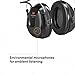 3M PELTOR ProTac III Headset, 26 dB NRR, Microphone, 3.5mm, Wireless, Environmental Listening, Professional-Quality Hearing Protection, Headband, MT13H221A, Black