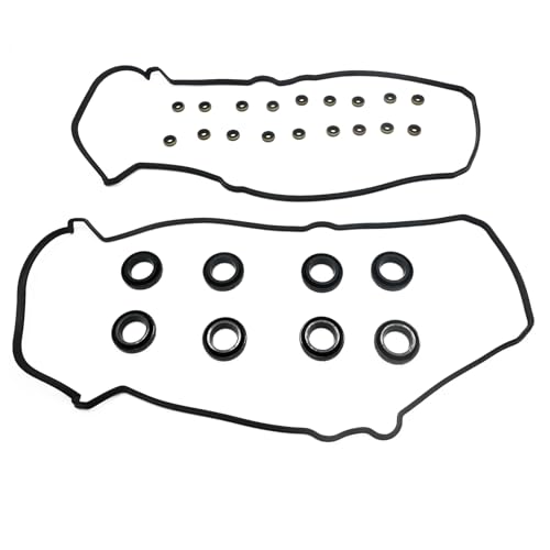 Dxuekeo Engine Valve Cover Gasket Set Compatible with Lexus GS400 GS430 GX470 LS400 LS430 LX470 Replacement for Toyota 4Runner Land Cruiser Sequoia 1UZ-FE 2UZ-FE 3UZ-FE 4.0L 4.3L 4.7L Replace VS50592R