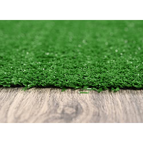 Garland Rug Artificial Grass 6 Ft. X 9 Ft. Large Indoor/Outdoor Area Rug Green -Lush Green, Durable, and Low-Maintenance for Patios, Lawns, and More by Garland Rug - Image 4