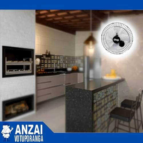 VENTILADOR DE PAREDE TEX6 MAX TURBO 60CM BIVOLT 210W VENTEX