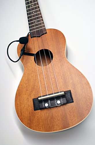 The Feather Pineapple Ukelele Pickup with Flexible Micro-Gooseneck by Myers Pickups