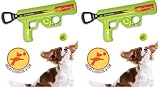 Hyper Pet Dog Ball Thrower-Interactive Toys (Load & Launch Tennis Balls for Dogs to Fetch) [Best Ball Launcher Toys for Large, Medium & Small Dogs] 3 Styles Available (Pack of 2)