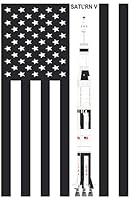 Saturn V : Apollo 11 50th Anniversary Notebook Moon Landing Science Journal 1077235461 Book Cover